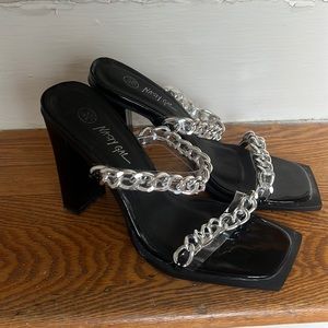 Nasty Gal chain heels